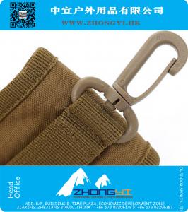 Outdoor Tactische Mobiele Telefoon Canvas Oxford Loop Riem GSM Opvouwbare zakken Pouch Militaire uitrusting tas