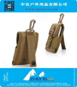 Outdoor Tactische Mobiele Telefoon Canvas Oxford Loop Riem GSM Opvouwbare zakken Pouch Militaire uitrusting tas