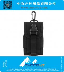 Outdoor Tactische Mobiele Telefoon Canvas Oxford Loop Riem GSM Opvouwbare zakken Pouch Militaire uitrusting tas