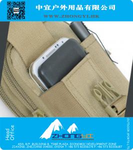 Outdoor Tactische Molle Taille Pack Tassen Sport Casual Pouch Portemonnee Telefoon Case voor Iphone 6 Plus Samsung Note 2 3 4