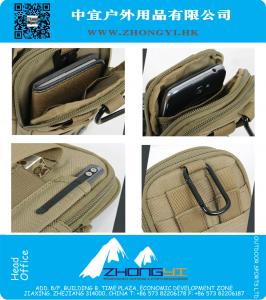 Outdoor Tactische Molle Taille Pack Tassen Sport Casual Pouch Portemonnee Telefoon Case voor Iphone 6 Plus Samsung Note 2 3 4