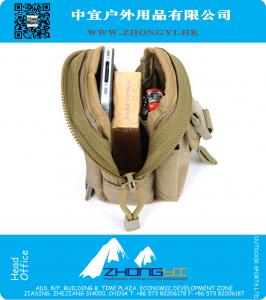 Molle Tactical Military Heuptas Multifunctioneel Waterproof Wandelen Running Outdoor Heuptas Casual etui Mobiel Heuptasje