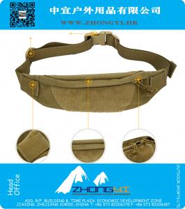 Hot Nieuwe Stijl Dropshipping Multifunctionele Molle Militaire Mannen Heuptas Running Jogging Fietsen Buitensporten Taille Verpakking tas