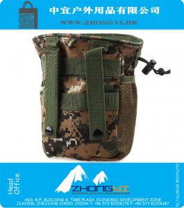 Nieuwe grote capaciteit Taille Molle Militaire tactische Airsoft Paintball Jacht vouwen Mag Recovery Dump Pouch