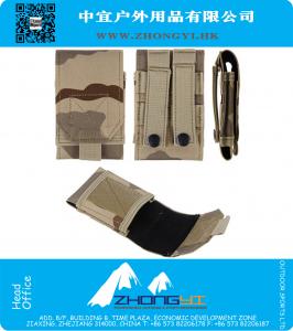Bolsa táctica militar de nylon del bolso del teléfono móvil de Molle con el cierre de Velcro para las actividades al aire libre