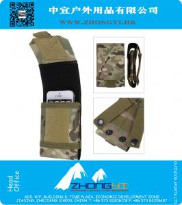 Bolsa táctica militar de nylon del bolso del teléfono móvil de Molle con el cierre de Velcro para las actividades al aire libre