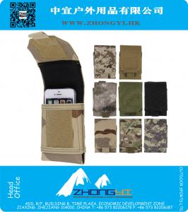 Bolsa táctica militar de nylon del bolso del teléfono móvil de Molle con el cierre de Velcro para las actividades al aire libre