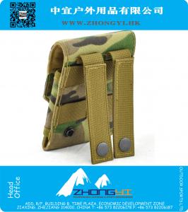 Nylon Militaire Tactische Molle Army Telefoon Pouch Accessoire Bag Case voor iPhone 6/6 Plus / 5S 4S Samsung Galaxy