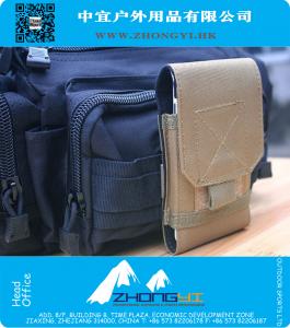 Nylon Militaire Tactische Molle Army Telefoon Pouch Accessoire Bag Case voor iPhone 6/6 Plus / 5S 4S Samsung Galaxy
