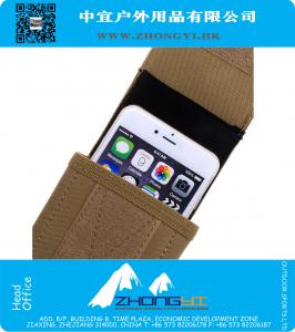 Militaire Molle mobiele telefoon tas Outdoor leger haak lus riem Pouch mobiele telefoon beschermhoes voor iPhone 6 Plus Samsung Galaxy S5