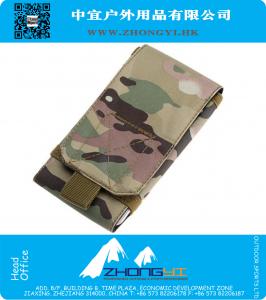 Militaire Molle mobiele telefoon tas Outdoor leger haak lus riem Pouch mobiele telefoon beschermhoes voor iPhone 6 Plus Samsung Galaxy S5