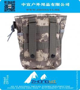 Tactical MOLLE Folding Ammo Magazine Dump Pouch Drop Down Mag Utility Bag