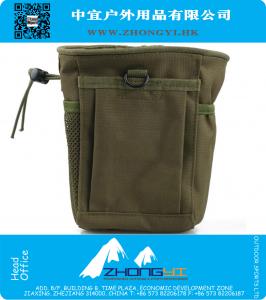 Tactical MOLLE Folding Ammo Magazine Dump Pouch Drop Down Mag Utility Bag
