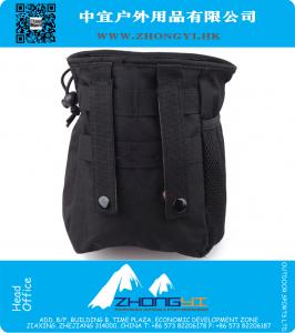 Tactical MOLLE Folding Ammo Magazine Dump Pouch Drop Down Mag Utility Bag