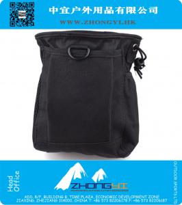Tactical MOLLE Folding Ammo Magazine Dump Pouch Drop Down Mag Utility Bag