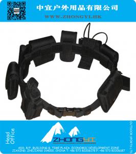 Tactische militaire riem Politiebeveiliging Militaire leger Tien modulaire riem Inclusief pistool Holster Radio Mag zaklamp etui