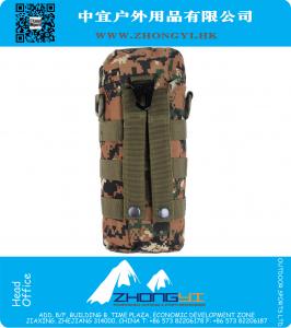 Mens Molle System Outdoor Army Fans Tactische Militaire Tas Ronde Ketel Tas voor Sport Camping Wandelen Reizen