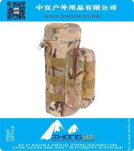 Mens Molle System Outdoor Army Fans Tactische Militaire Tas Ronde Ketel Tas voor Sport Camping Wandelen Reizen