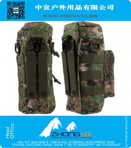 Militaire MOLLE Tactische Reizen Waterfles Ketel Pouch Leger Draagtas Mannen Vrouwen Wandelen Fiets Caping Buitensporten Tas