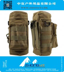 Militaire MOLLE Tactische Reizen Waterfles Ketel Pouch Leger Draagtas Mannen Vrouwen Wandelen Fiets Caping Buitensporten Tas