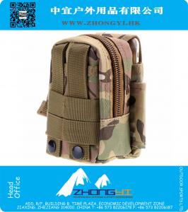 Tactische Molle Heuptasje Utility Militaire Riem Heuptas Reizen Leger Telefoon Pouch voor Wandelen Running Buitensporten