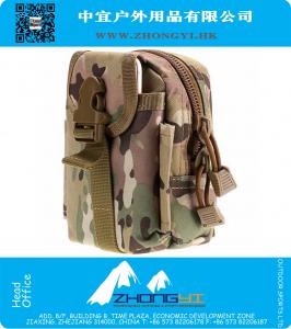 Tactische Molle Heuptasje Utility Militaire Riem Heuptas Reizen Leger Telefoon Pouch voor Wandelen Running Buitensporten