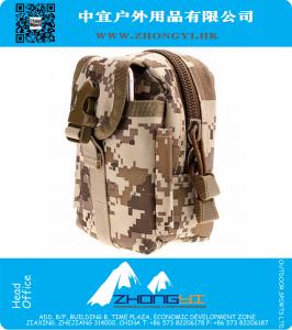 Tactische Molle Heuptasje Utility Militaire Riem Heuptas Reizen Leger Telefoon Pouch voor Wandelen Running Buitensporten