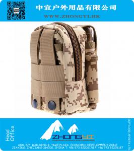 Tactische Molle Heuptasje Utility Militaire Riem Heuptas Reizen Leger Telefoon Pouch voor Wandelen Running Buitensporten
