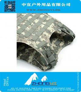 Verstelbare Jacht Tactische Militaire Airsoft Molle Tactische Aanval Plaat Carrier Vest Met Pouches Pistool Pistol Holster
