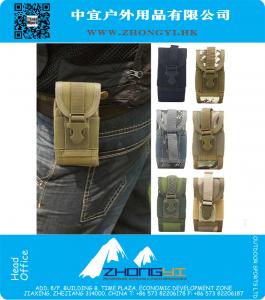 Dsigner heuptas Tactical Military Thunder Nylon Waterproof 5 Inch Scherm cellphone Cover Tas Army Pouch molle belt Pack