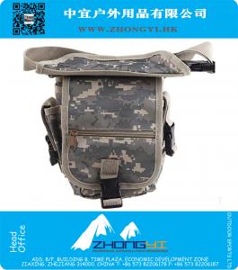 Militaire leger Tactische multi-gelaagde nylon been & heuptasje draagtas met 2 magazijntasjes