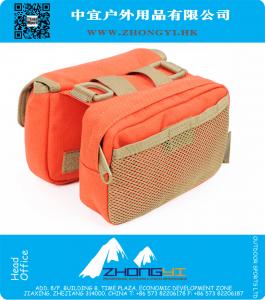 Fiets koerier messenger bag Fietstas Voorframe Hoofd Pijp Driehoek Frame Tas Pouch Boodschappentas Militaire US leger Zadeltas