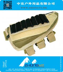 Airsoft Shotgun Rifle Ammo Pouch Cheek Pad MultiCam Tactical Molle Accessoire Shotgun Rifle Bags Kit onderdelen hanger tas