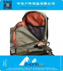 Sacchetto di pesca dello zaino impermeabile di qualità Sacchetto di pesca della vita all'aperto multifunzionale Esercito verde Fishing Tackle Lure Pouch Bags