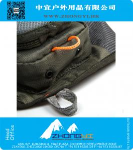 Sacchetto di pesca dello zaino impermeabile di qualità Sacchetto di pesca della vita all'aperto multifunzionale Esercito verde Fishing Tackle Lure Pouch Bags