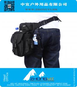 Multi-Purpose Fishing Tackle Bag Leg Waist Pack Pole Package Messenger Bag Waist Pouch Carrier Bag Army Tactical Pack 4 Colors