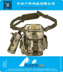 Multi-Purpose Fishing Tackle Bag Leg Waist Pack Pole Package Messenger Bag Waist Pouch Carrier Bag Army Tactical Pack 4 Colors