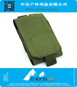 Militaire leger Combat Camo Velcro Pouch DPM tas Belt Loop Cover Case Holster voor LG Mobile Smart Phone 4-4.4