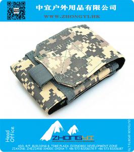 Militaire leger Combat Camo Velcro Pouch DPM tas Belt Loop Cover Case Holster voor LG Mobile Smart Phone 4-4.4