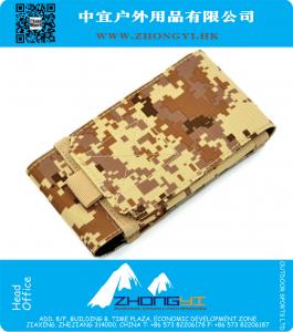 Tactische EDC Molle Mobiele Telefoon Tas Leger Camouflage Riem Pouch Holster Cover Telefoon Case Voor 6 Plus Sport Outdoor Heuptas Pack