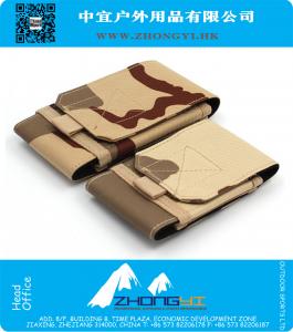 Tactische EDC Molle Mobiele Telefoon Tas Leger Camouflage Riem Pouch Holster Cover Telefoon Case Voor 6 Plus Sport Outdoor Heuptas Pack