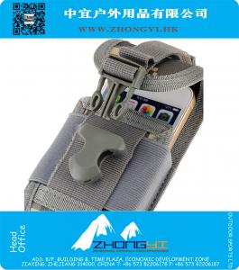 Universele Tactische Stof Nylon MOLLE Leger Camo Tas Haak Lus Riem Pouch Holster Cover voor Multi Telefoon