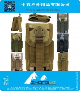Mobiele Telefoon Tas Tactische Molle Mobiele Telefoon Case Universele Army Tactische Tas Mobiele Telefoon Riem Loop Haak Beschermhoes Pouch Holster