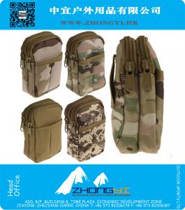 Militaire Tactische Army War Game Mini tas Dubbele rits Telefoon Case Pouch Outdoor Sport