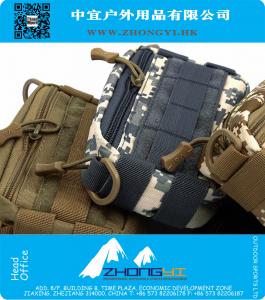 Molle Tactical Opbergtas Crossbody Messenger Draagtas Schoudertasje Army Gear Vrije tijd Flap Handige etui