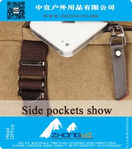 Vintage canvas rugzak militaire tactische dames heren rugzakken Fashion Camping en wandelen reistas
