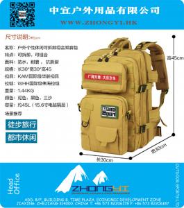 Outdoor Pack Verwijderbare combinatie tactische rugzak Militaire Camo waterdichte tas