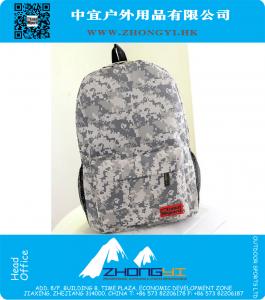 Militaire Camouflage Rugzak Tassen voor Tiener 5 Kleuren Populaire Grote Capaciteit Canvas Reistassen School Rugzak