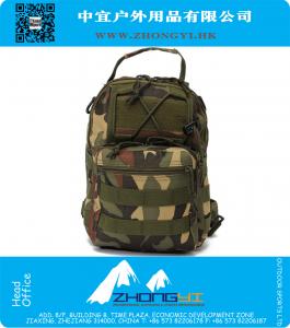 Duurzaam Ademend Mesh Duurzaam Nylon Verstelbaar Outdoor Sport Camping Wandelen Schoudertas Militaire Tactische Reisrugzak