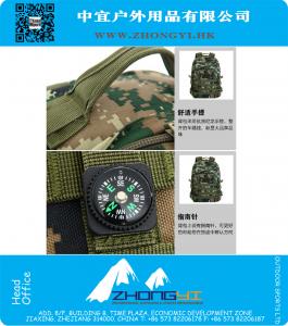 Aangepaste camouflage militaire fans Tactische schoudertas sporttas bergbeklimmen rugzak